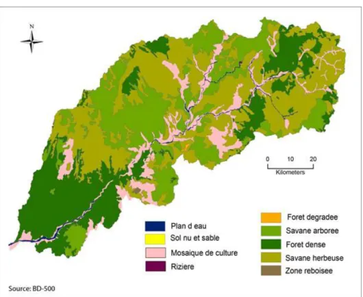 Figure 7. Occupation du sol dans les années 1990 / Land cover in 1990