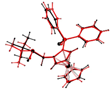 Figure 3.Molecular fitting of the two molecules 2c-Dia2A and 2c-Dia2B. 