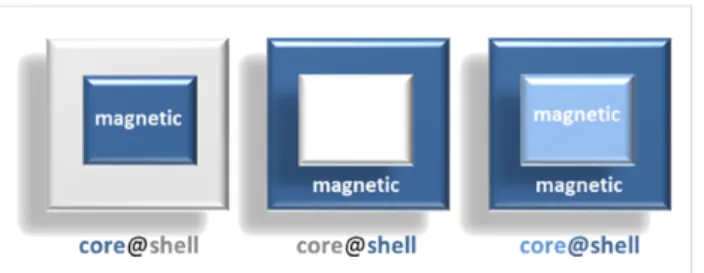 Figure 1: Classification of core–shell SCO systems.
