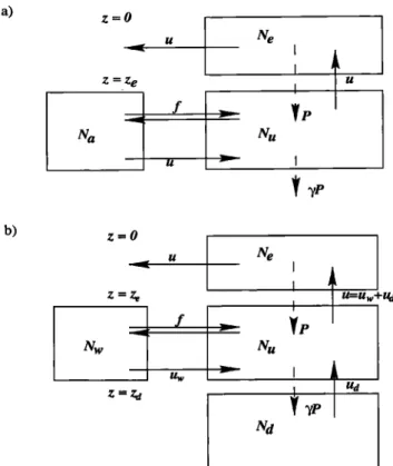Figure  8.  (a)  Box model redrawn from Najjar  et al. 