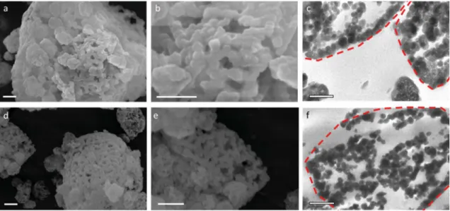 Figure 2 a SAXS data recorded on ACP 1.3 and 1.67 materials.