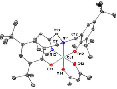 Figure 5. View of the molecular structure of 6. The hydrogen atoms are omitted for clarity