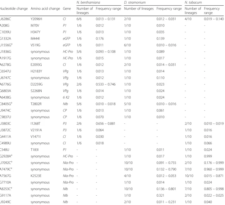 Table S1). Therefore, we speculate that single-nucleotide variation is one of the main driving forces for an increase in TEV-eGFP fitness in N