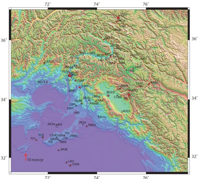 Figure 7. Residual velocities between the observed and simulated velocities in the India-fixed  847 