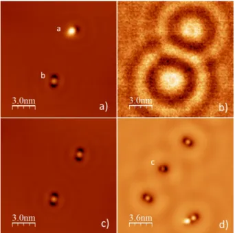 Fig. 10 STM image of single TPA molecules after evaporation on the Ag substrate held at liquid helium temperature