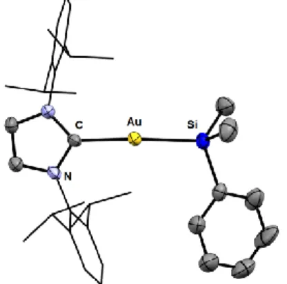 Figure  1.  Molecular  structure  of  complex  1  determined  by  single  crystal  X-ray  diffraction