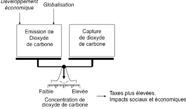 Figure 4: Représentation conceptuelle d’un scenario centré sur la Gascogne, où les  départements devraient payer l’écotaxe sur le carbone