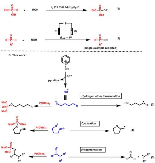 Table 1. Optimization of the Photocatalytic Reaction of Trimethylphosphite 1a with the N–alkoxypyridinium  2a