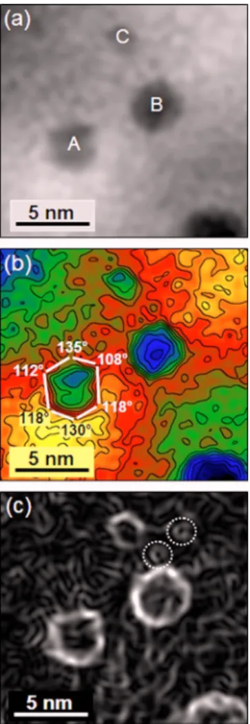 FIG. 4. 共 a 兲 Hologram realized with a biprism voltage of 120 V. 共 b 兲 Ampli- Ampli-tude image
