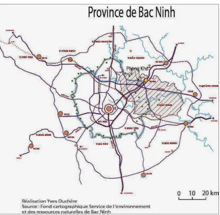 Illustration 1 – La commune de Phong Khe dans la province de Bac Ninnh