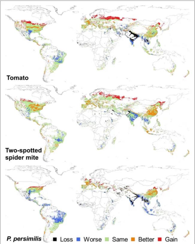 Figure 2. Changes in land suitability categories on area equipped with AEI between 2050 ( A1B — CSIRO MK.3 ) and 1975H for: