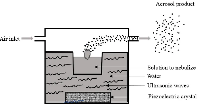 Figure 4. Schematic diagram of an air jet nebulizer 