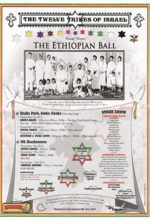 figure 2 Poster of the Shama Ball, November 2012, Addis Ababa, Ethiopia