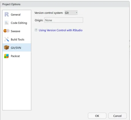 FIG. 3.2 : Activation du contrôle de source dans le menu « Tools > Project Op- Op-tions… ».