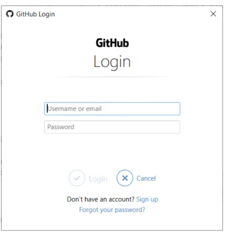 FIG. 3.8 : Identification HTTPS sur GitHub.