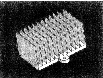 Figure  1-1:  Solid  model  of  a  possible  heat  sink  to  be provided  for  students  to  test.