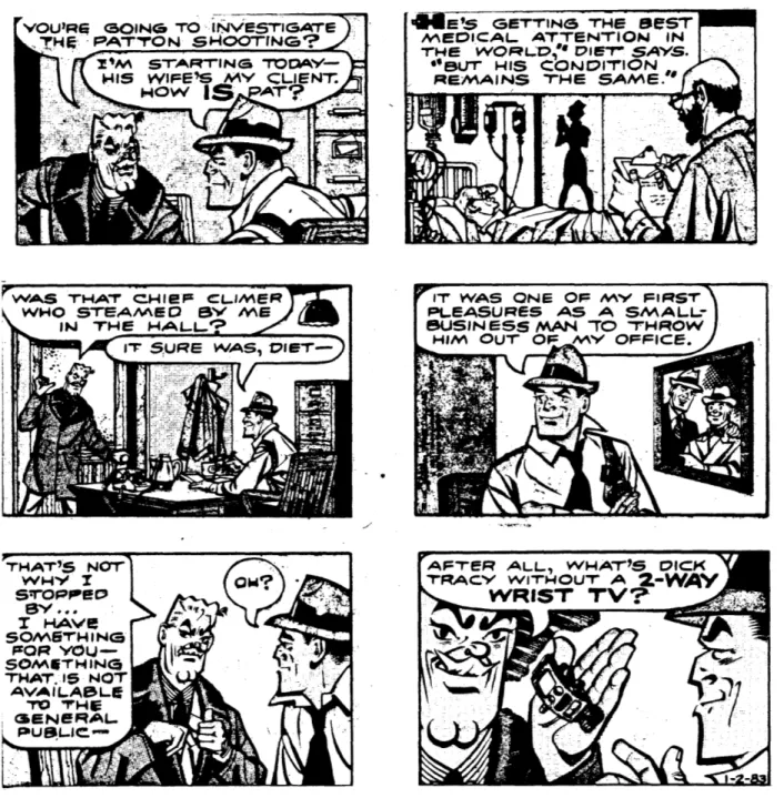 Figure  6.  Dick  Tracy, Boston  Herald American,  January  2,  1983