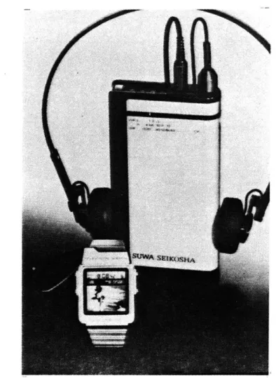 Figure  9. Seiko Group,  &#34;Wristwatch TV&#34;,  Electronics,  June  30,  1982
