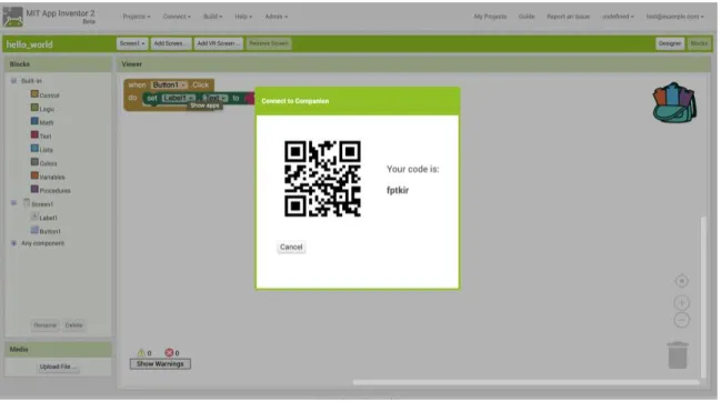 Figure 3-3: QR code for Companion Application