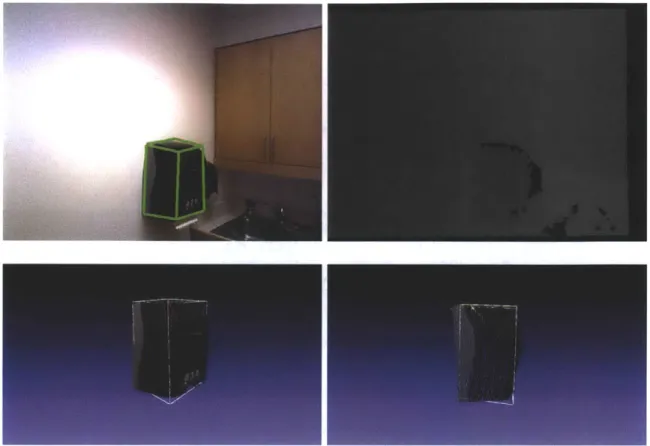 Figure 4-4:  Example  of a reconstructed  object  that  deviates  somewhat  from  a cuboid.