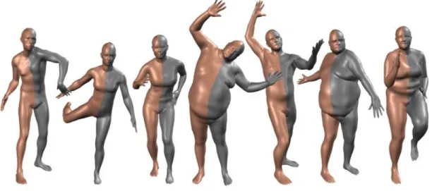 Figure 2-1: Skinned Multi-Person Linear Model (SMPL) [29] model to fit in the 3D meshes.