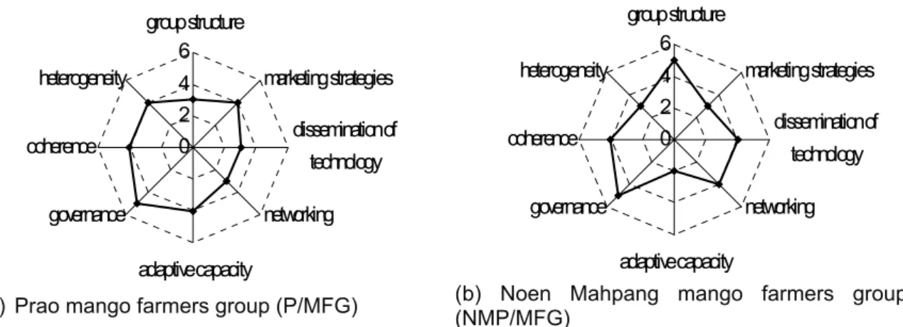 Figure 1. Mango farmers groups’ capacity and performance assessment 