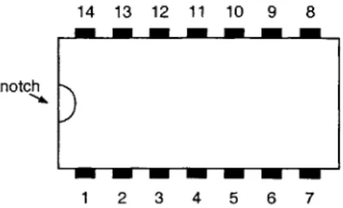 Figure  4-6:  Top  view  of  a  14-pin  DIP