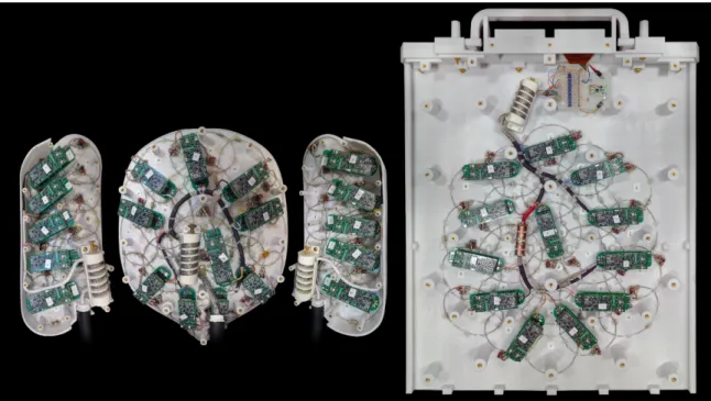 Figure 3-3: View of internal array construction and wiring.