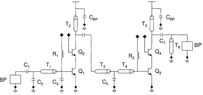 Figure  4-4:  Schematic  of gain  stages.