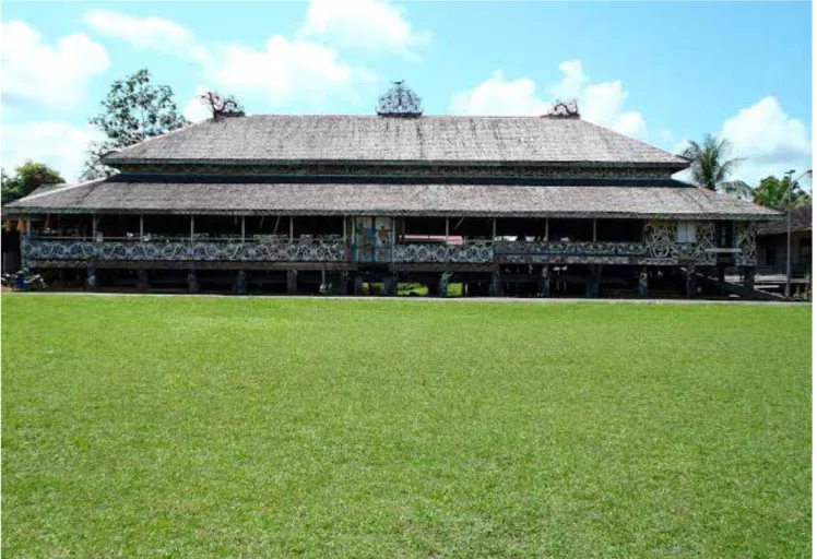 Figure 6.  The adat house in Setulang, where village meetings are held