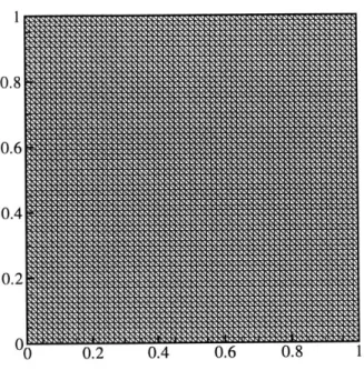 Figure  2-3:  h =  1/64  Computational  Mesh