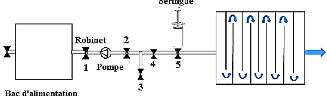 Figure II.1. Schéma du dispositif expérimental. 