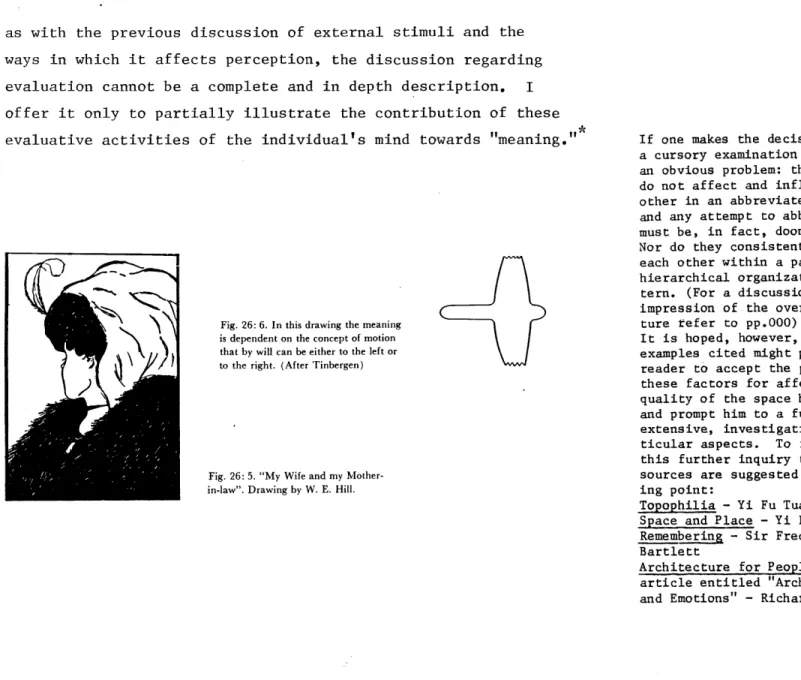 Fig.  26:  6.  In  this  drawing  the meaning is  dependent  on  the  concept  of  motion that  by  will  can  be  either  to  the  left  or to  the  right