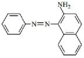 Figure I-8 : Structure chimique du Jaune AB.