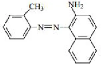 Figure I-9 : Structure chimique du Jaune OB.