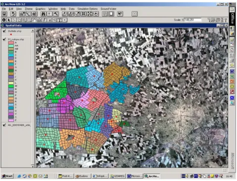 Fig. 2 – Results map of the application of the Assign Proximity tool to identify the nearest outlet.