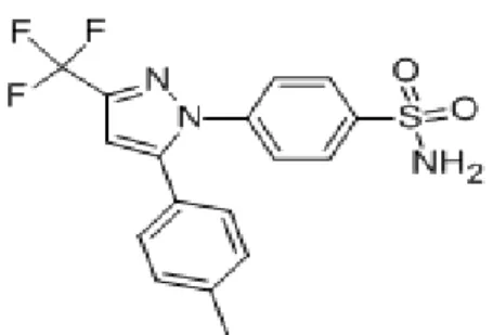 Figure 2. 1La formule de Celecoxib 