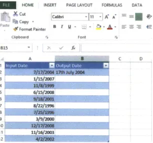 Figure  8:  A  semantic  transformation  in  Flashfill  to  convert  dates  from  one format to another specified  using a concrete  input-output example.