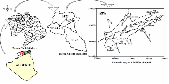 Figure 1 : Situation de la zone d’étude 