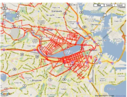 Figure 8: Coverage map of our driving data set.