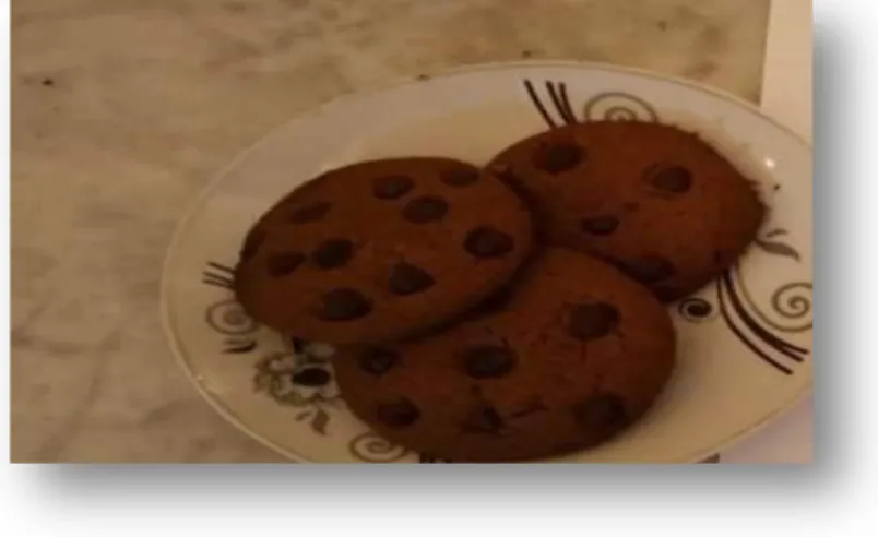 Figure 05 : Cookies sans gluten à base de farine de pois chiche et de fève 