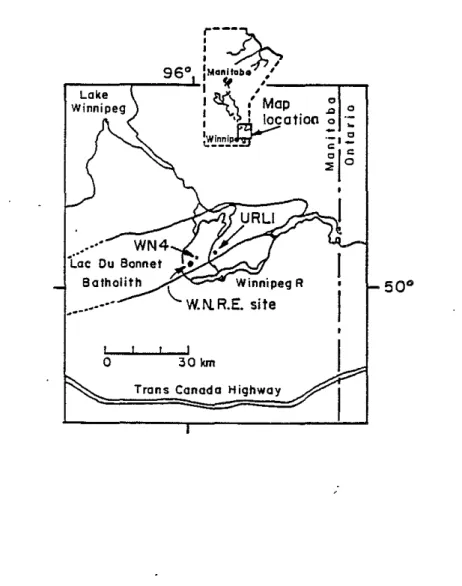 Figure 1. Location of test wells.