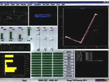 Figure  3-2:  Windows  based Graphical  User  Interface  for the REMUS  vehicle.  This program allows  programming  missions  and  downloading  mission  data  when  the vehicle  is  connected to a  laptop  or  modem