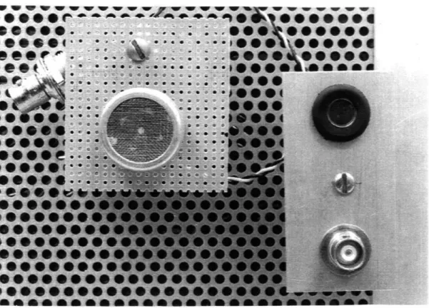 Figure  3-15:  Photograph  of a microphone  pair  element