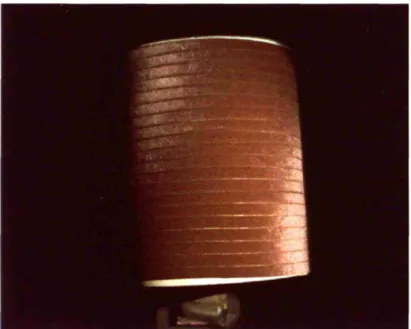 Figure 4-1: Target cylinder covered with velvet.