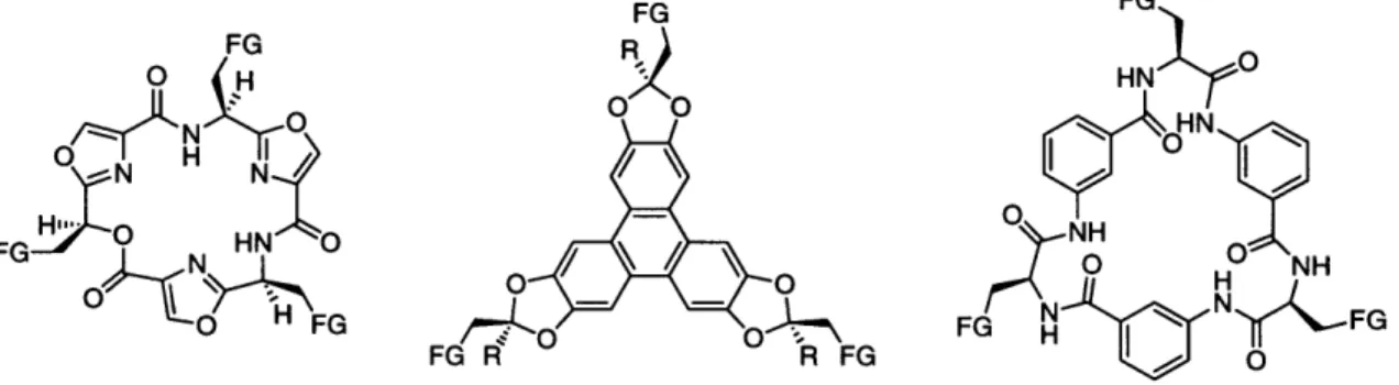 Figure  5.  C 3  and  C 3 v  symmetric  platforms  developed  with  potential  application  as  core molecules  for combinatorial  chemistry.