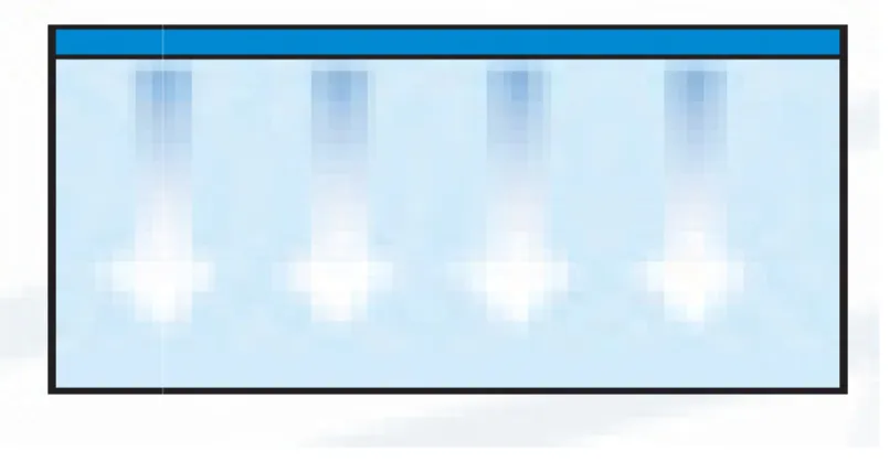 Figure I .  1 . Flux d’air non unidirectionnel  Généralement  utilisé pour les ISO 8 à ISO 6 [3] 