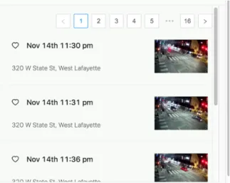 Figure 4-10: The list viewpoint. This shows all the videos compactly so users can quickly look through it