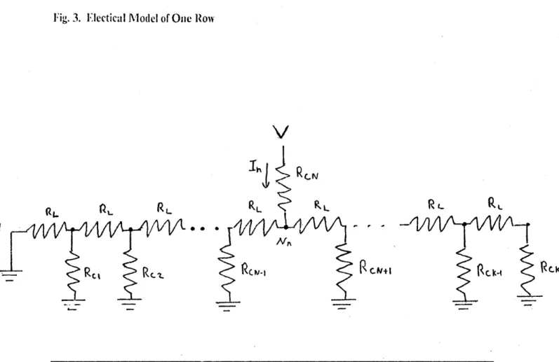 Fig. 3. Dectical  Model  of One Row