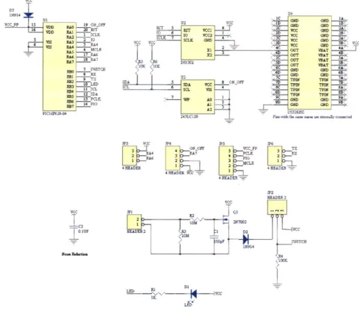 Figure  4-4:  Schematic  of the  data collection  board.